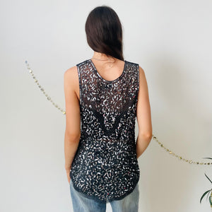 Sequin Beaded Cami (M-L)