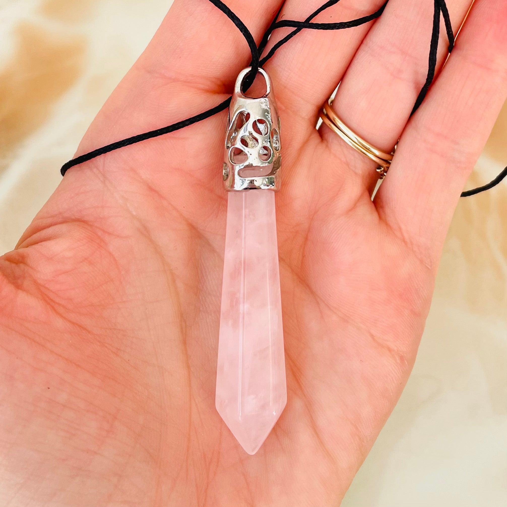 Rose Quartz Pendant