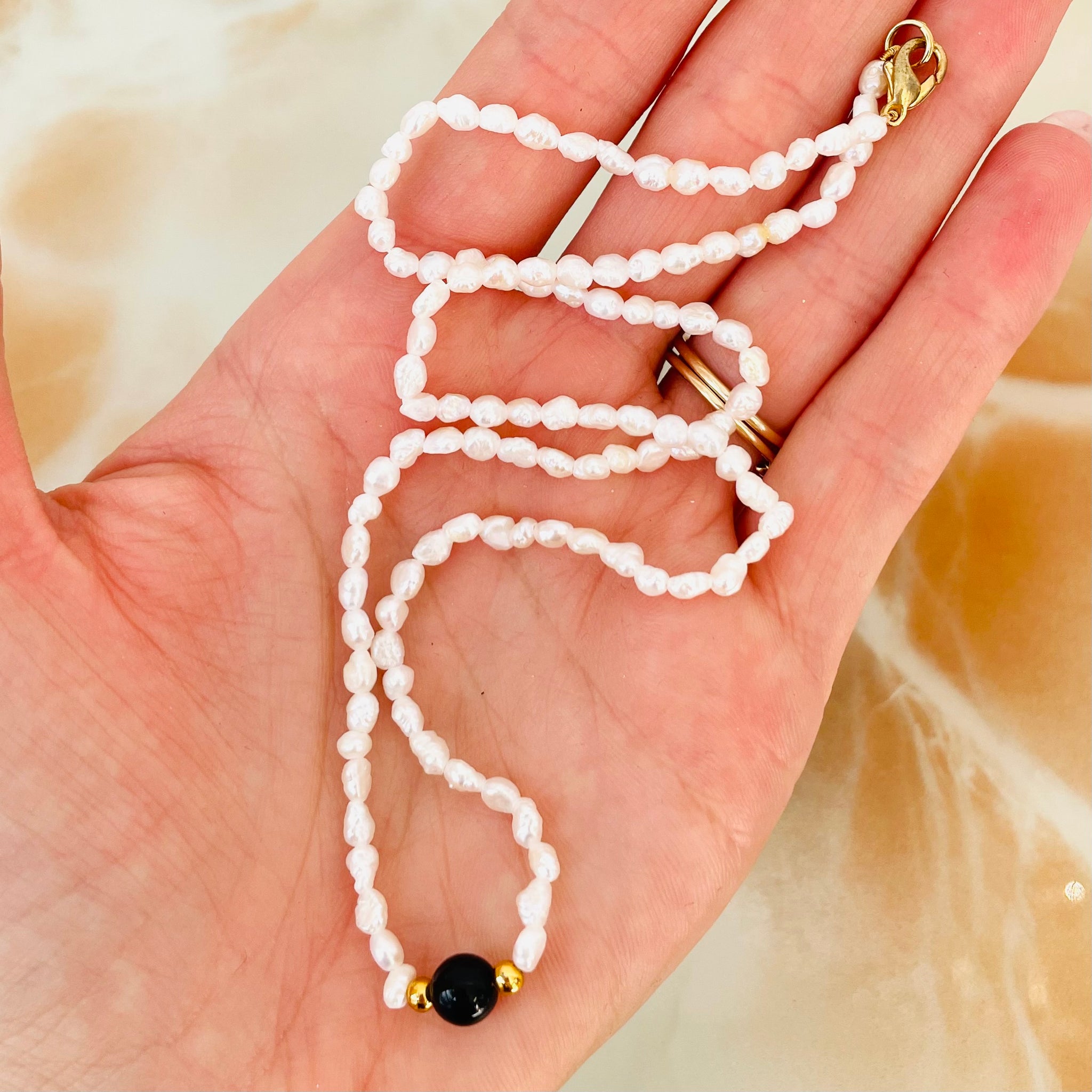 Freshwater Pearl Necklace and Bracelet Set